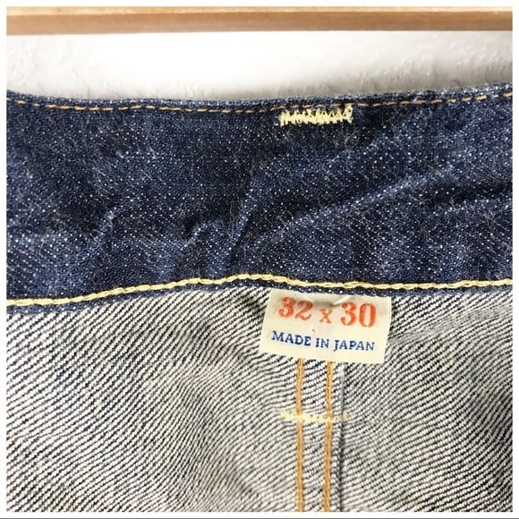 Canton Overalls Japanese Selvedge Denim Jeans Regular Fit 32x30 - Picture 5 of 9